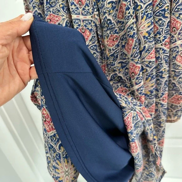 Bohemian Print Cold Shoulder Dress - Picture 7 of 9